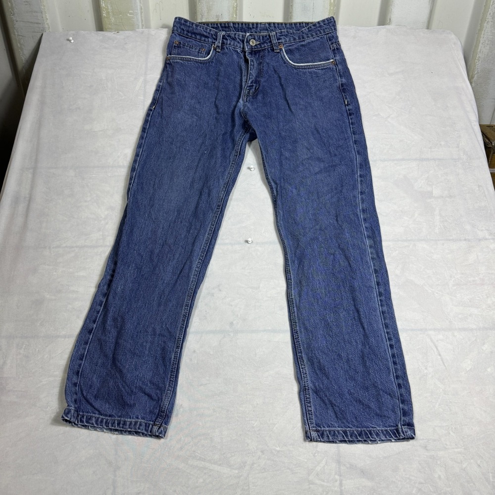 Levi's 513 Mens Straight Leg Jeans‎ Blue Denim 5-Pocket Comfort W34 L34
